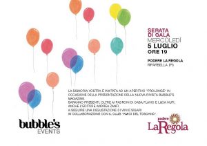 Presentazione Bubbles Italia Magazine presso l'azienda vinicola di Riparbella La Regola, produttrice di Spumante Metodo Classico